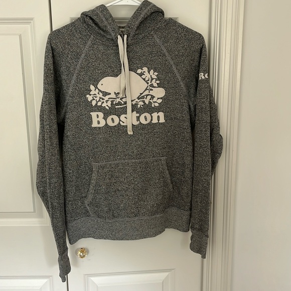 Women’s Roots Boston Gray Sweatshirt Size Small - Picture 1 of 8
